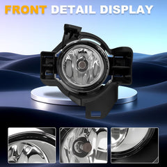 OKSIWA Fog Lights Compatible With 2010 2011 2012 Altima 4DR Sedan Fog Lights Front Bumper Lamps with Halogen Bulb Harness and Switch Left Driver and Right Passenger Side-2