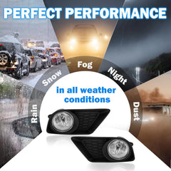 OKSIWA Fog Lights Assembly Compatible with 2011 2012 2013 2014 Dodge Charger with Switch and Wiring Kit-6