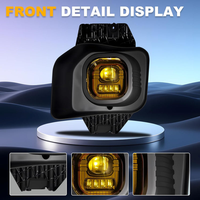 OKSIWA LED Fog Lights for 2011 2012 2013 2014 2015 2016 Ford F250 F350 F450 Super Duty Driving Lamps LED Assembly Set L&R Side-2