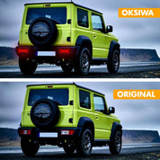 Oksiwa Full Tail Lights for 2019-2024 Suzuki Jimny with Start Up Sequence,Dynamic Turn Signal,Unique Appearance Design, Reverse Brake Tail Lamp Rear Lights Assembly