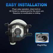 OKSIWA Fog Lights Assembly Compatible with 2014 2015 2016 Corolla/Altis CE ECO L LE, Bumper Driving Fog lamp Assembly Replacement (Halogen Fog Lights)