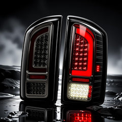 Smoked LED Tail Lights for 2007-2008 Dodge Ram 1500 & 2007-2009 Ram 2500 3500 Plug & Play-6