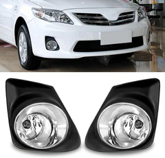 OKSIWA Fog Lights Compatible with 2011 2012 2013 Corolla,Bumper Driving Fog Lamp Assembly, Halogen Bulbs，OEM-Style Replacement,1 Pair-1
