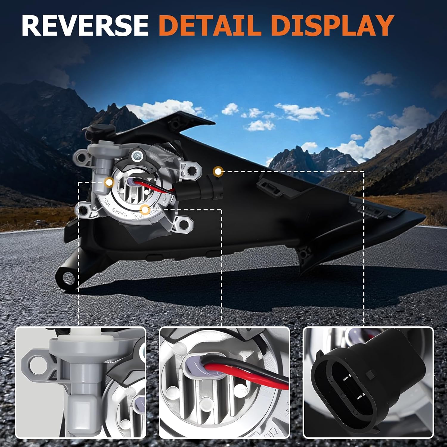 OKSIWA Led Fog Lights Compatible with 2019-2022 Corolla Hatchback Front Bumper Fog Lamp with DRL-3