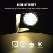 OKSIWA Halogen Fog Lights-For 2014 2015 GMC Sierra 1500, Fog Lamp with Bezels,Fog Light Assembly Replacement, Waterproof, Exclude wiring harness