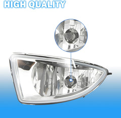 OKSIWA Driving Fog Lights Compatible with 2004-2005 Honda Civic 2/4DR 1 Pair Bumper Fog Lamps with Halogen Bulb, Switch and Harness (Clear Lens)-5