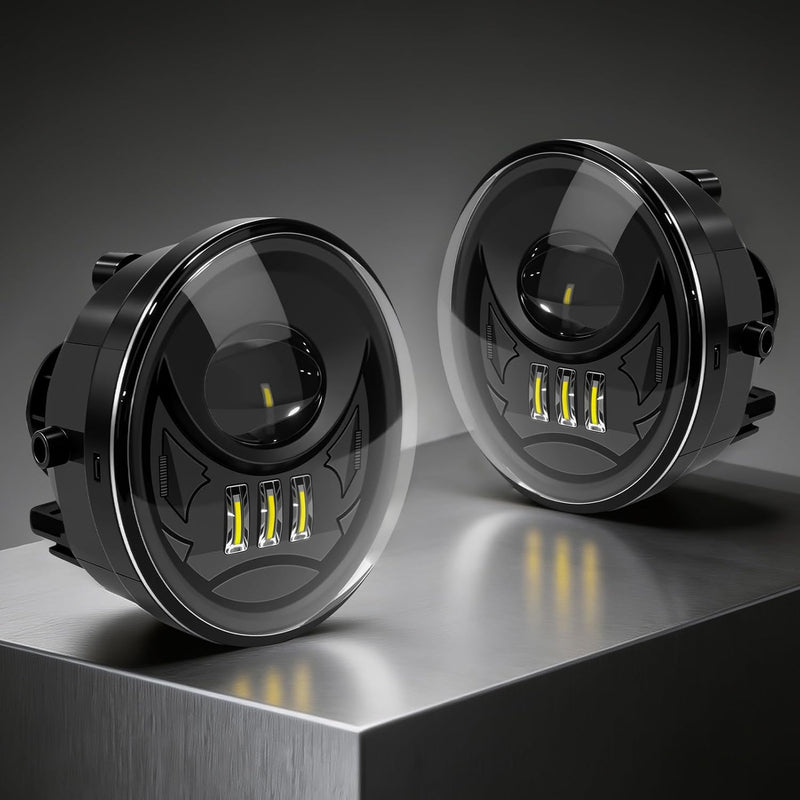 OKSIWA LED Fog Lights Fit for 2005-2011 Tacoma,2007-2013 Tundra,2004-2006 Solara,2008-2015 Sequoia Clear Lens 1Pair Upgraded Modified Fog Lamps Assembly-5