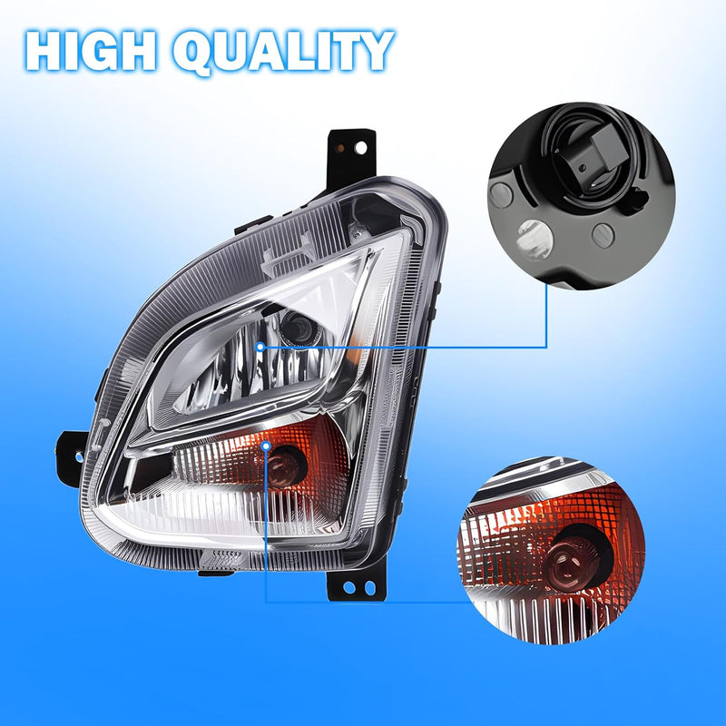 DOT Approved Halogen Fog Light for 2018-2021 Chevy Equinox Driver Side OEM Replacement,Plug & Play-6