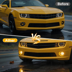 DOT Compliant Yellow LED Fog Lights for 2010-2013 Chevy Camaro Plug & Play-5