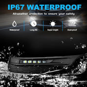 OKSIWA LED Fog Light for 2016 2017 Honda Accord Sedan 4 Door, Front Bumper Driving Light Kit,Fog Lamps Assembly Replacement with Switch,Wiring Harness,Plug and Play