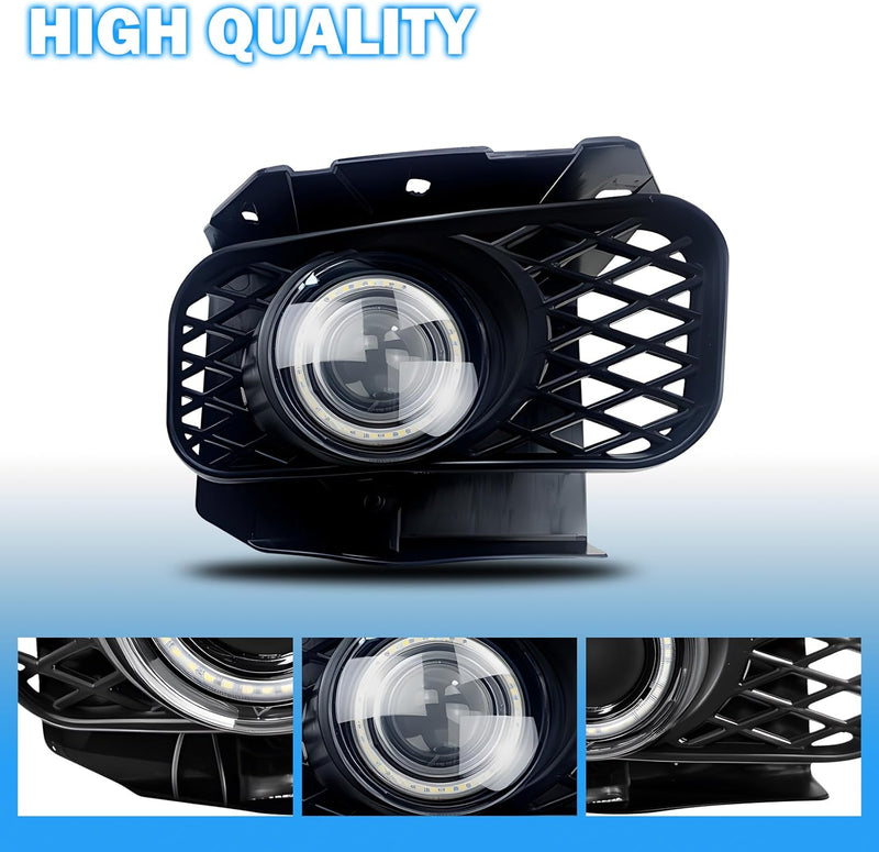 OKSIWA Fog Lights Lamp, Fit For Ford Expedition 1999-2002, F-150 1999-2003 & F-150 Heritage 2004, Driver & Passenger Side, W/Replacement Bulbs, Wiring Kit & Switch Included, IP67 Waterproof Plug-And-Play-3