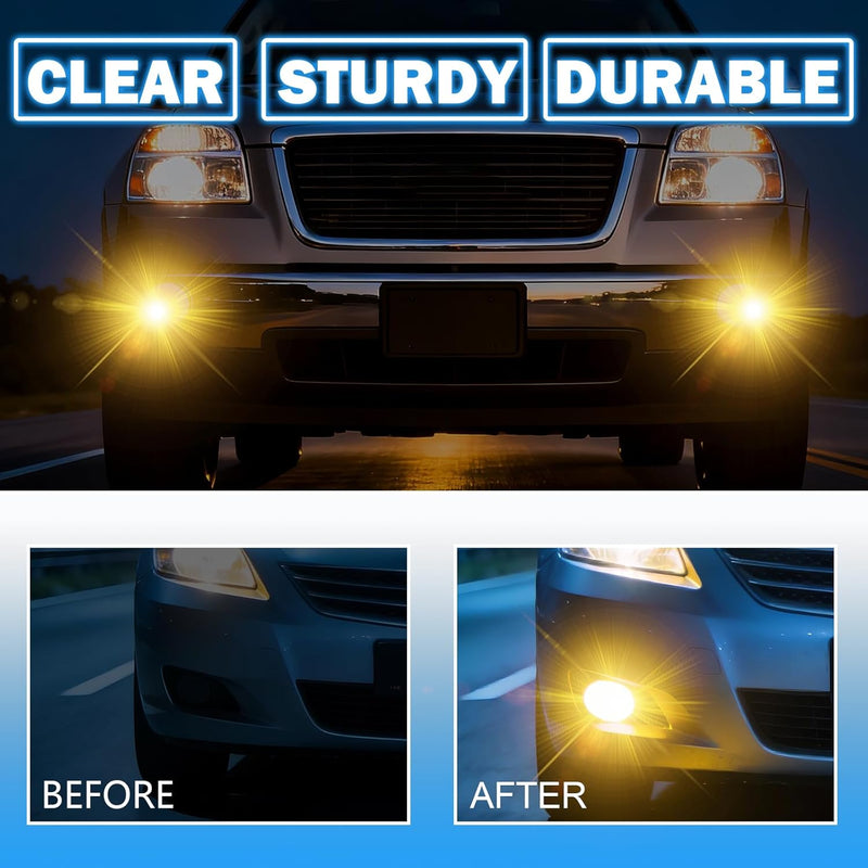 OKSIWA Fog Lights Fit for 2008-2011 Toyota Vios/Yaris Bumper Driving Fog Lamps Assemblies w/Switch and Wiring Harness-3