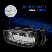 OKSIWA Sequential LED Fog Lights with DRL & Turn signal lights Compatible with Ford F150 2004 2005 2006/Fit Lincoln Mark LT 2006 Fog Lamp Assembly