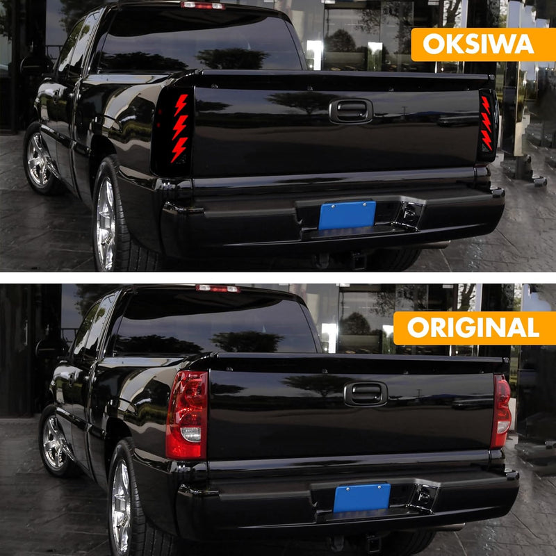 Animated Sequential Smoked LED Tail Lights for 2003-2006 Chevy Silverado Plug & Play-4