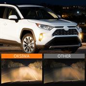 OKSIWA Halogen Fog Lights,For 2019-2025 Toyota Rav4, Front Bumper Fog Lamp Assembly kit, with Bezel Wiring Harness,Plug and Play,Easy to Install