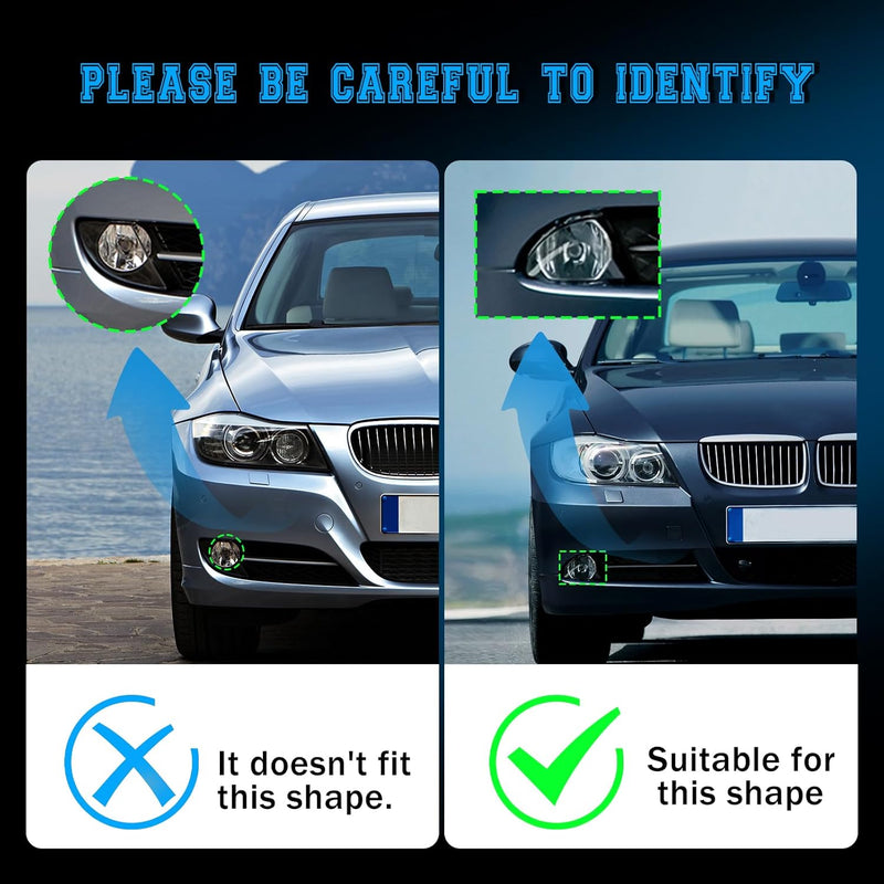OKSIWA Led Fog Lights for 06-08 BMW E90 3 Series 323i 325i 325xi 330i 330xi 335i 335xi 328i 328xi 2006 2007 2008 Upgrade LED Fog Lights 1 Pair-7