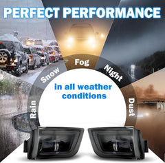 DOT approved LED Fog Lights with DRL & Turn Signal for 2003-2005 Toyota 4Runner Clear Lens Plug & Play-9