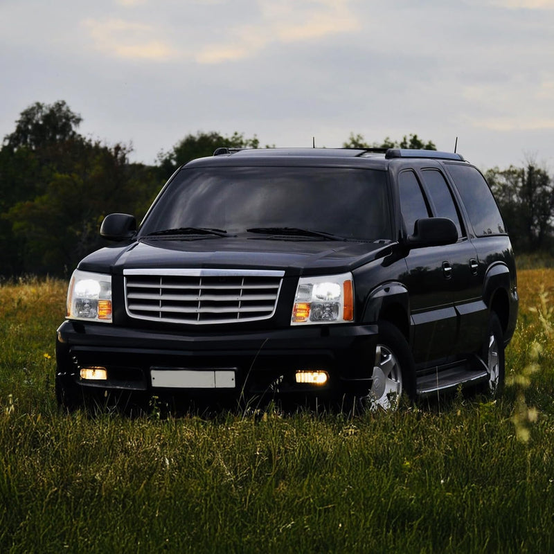 OKSIWA Halogen Fog Lights for 2002-2006 Cadillac Escalade/EXT, 2003-2006 Escalade ESV, Led Fog Lamps front Bumper Driving Light,Plug and Play-6