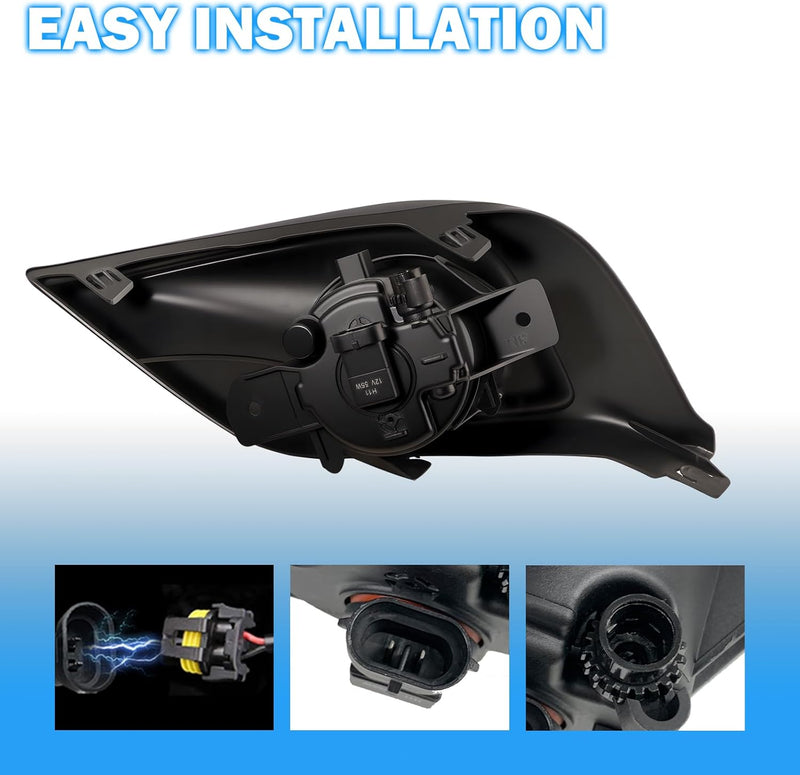 OKSIWA Fog Lights Compatible with 2015 2016 2017 2018 Nissan Murano Bumper Driving Fog Lamps Assemblies with Switch and Wiring Harness-4