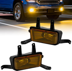 DOT Approved Yellow LED Fog Lights for 2015-2020 Chevy Tahoe Suburban & GMC Yukon/Yukon XL Plug & Play-1