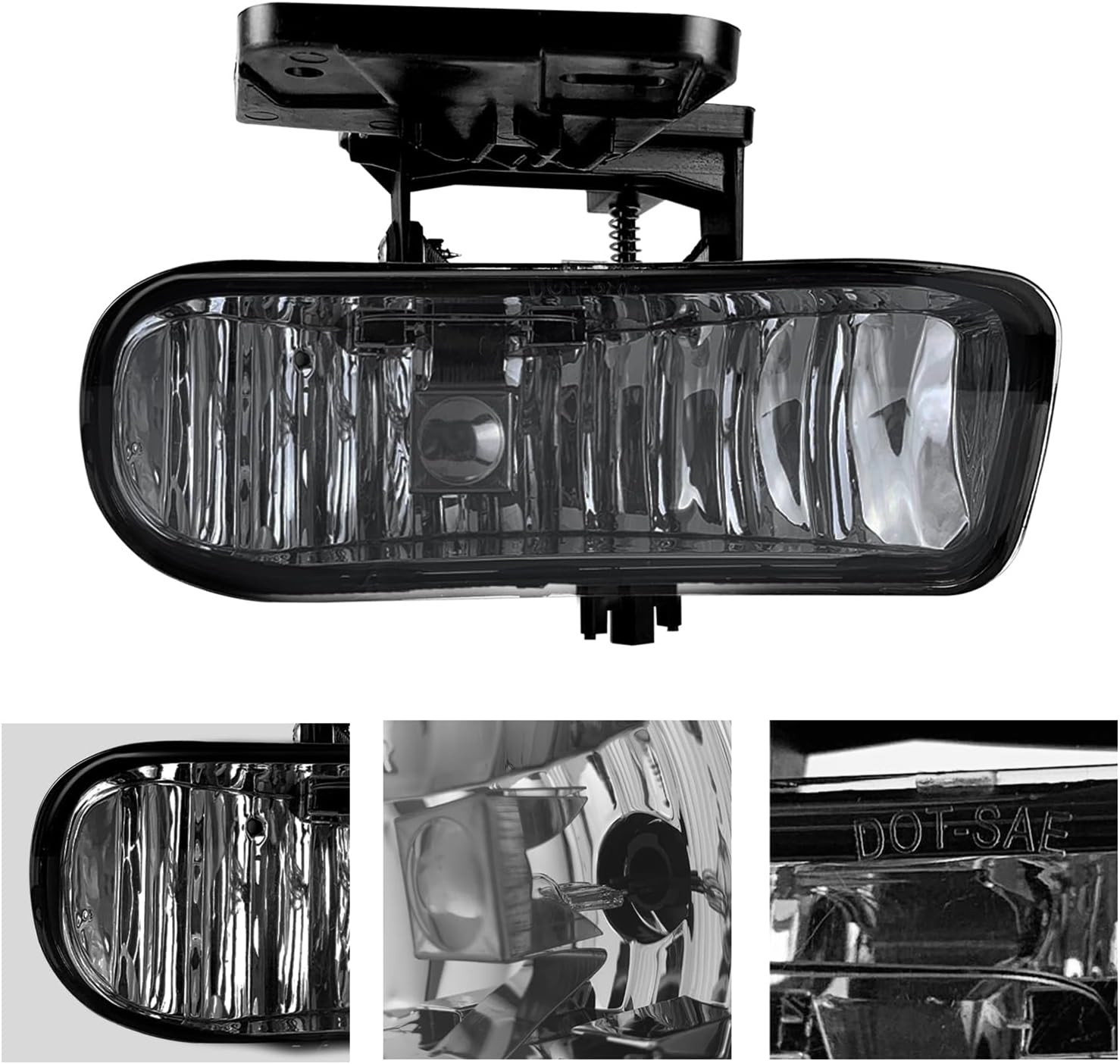 DOT Approved Halogen Fog Lights with Housing for 1999-2002 GMC Sierra & 2000-2006 GMC Yukon Plug & Play