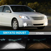 OKSIWA Led Fog Lights For Toyota Camry 2007-2009 Waterproof And Durable Fog Lights For Ty Camry With Advanced Chip For Enhanced Visibility In All Weather With Pc Housing And Upgraded Cooling System