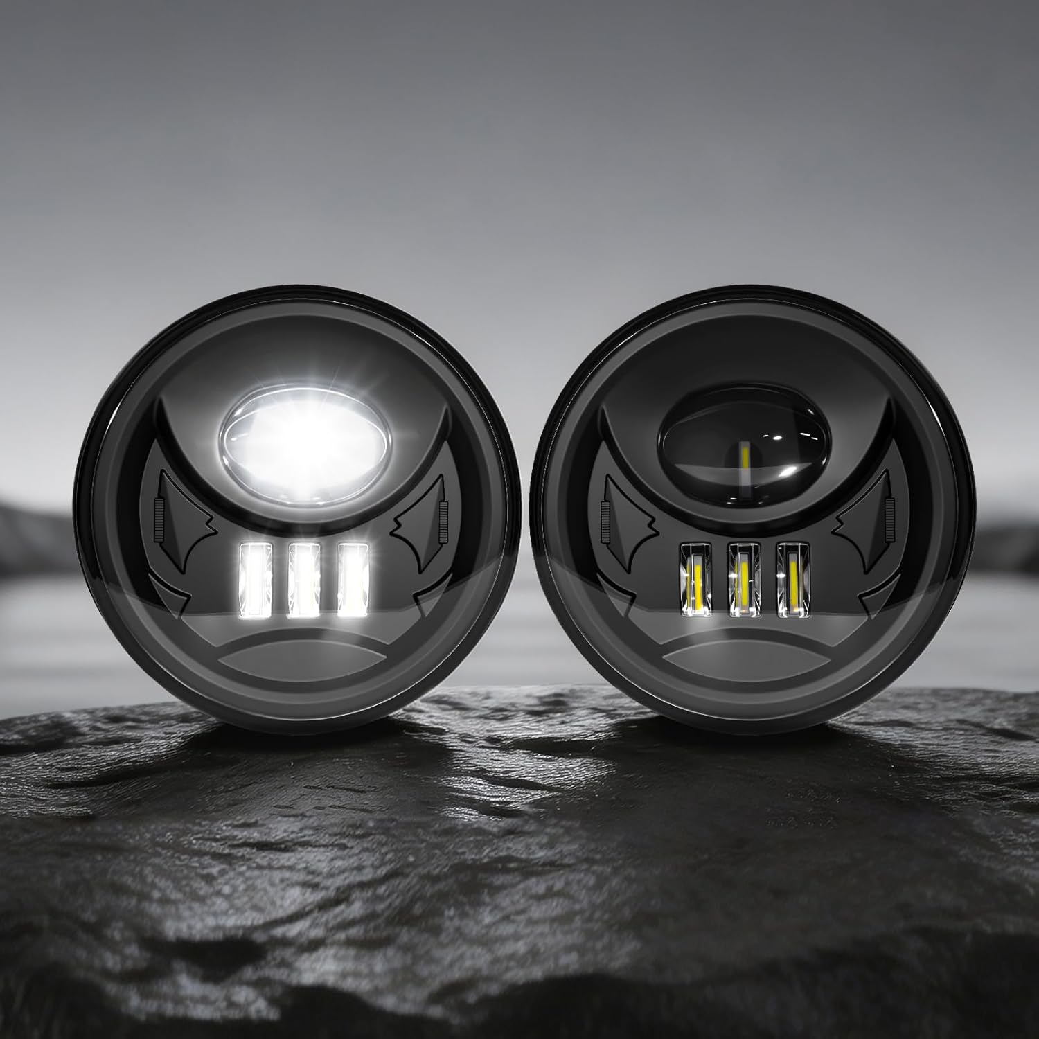 OKSIWA LED Fog Lights Fit for 2005-2011 Tacoma,2007-2013 Tundra,2004-2006 Solara,2008-2015 Sequoia Clear Lens 1Pair Upgraded Modified Fog Lamps Assembly