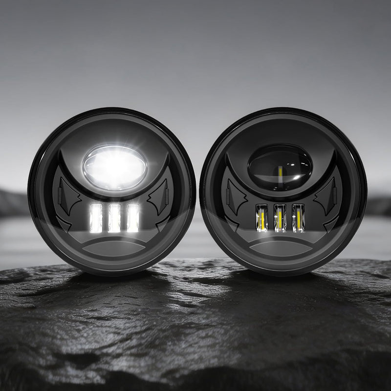 OKSIWA LED Fog Lights Fit for 2005-2011 Tacoma,2007-2013 Tundra,2004-2006 Solara,2008-2015 Sequoia Clear Lens 1Pair Upgraded Modified Fog Lamps Assembly-1