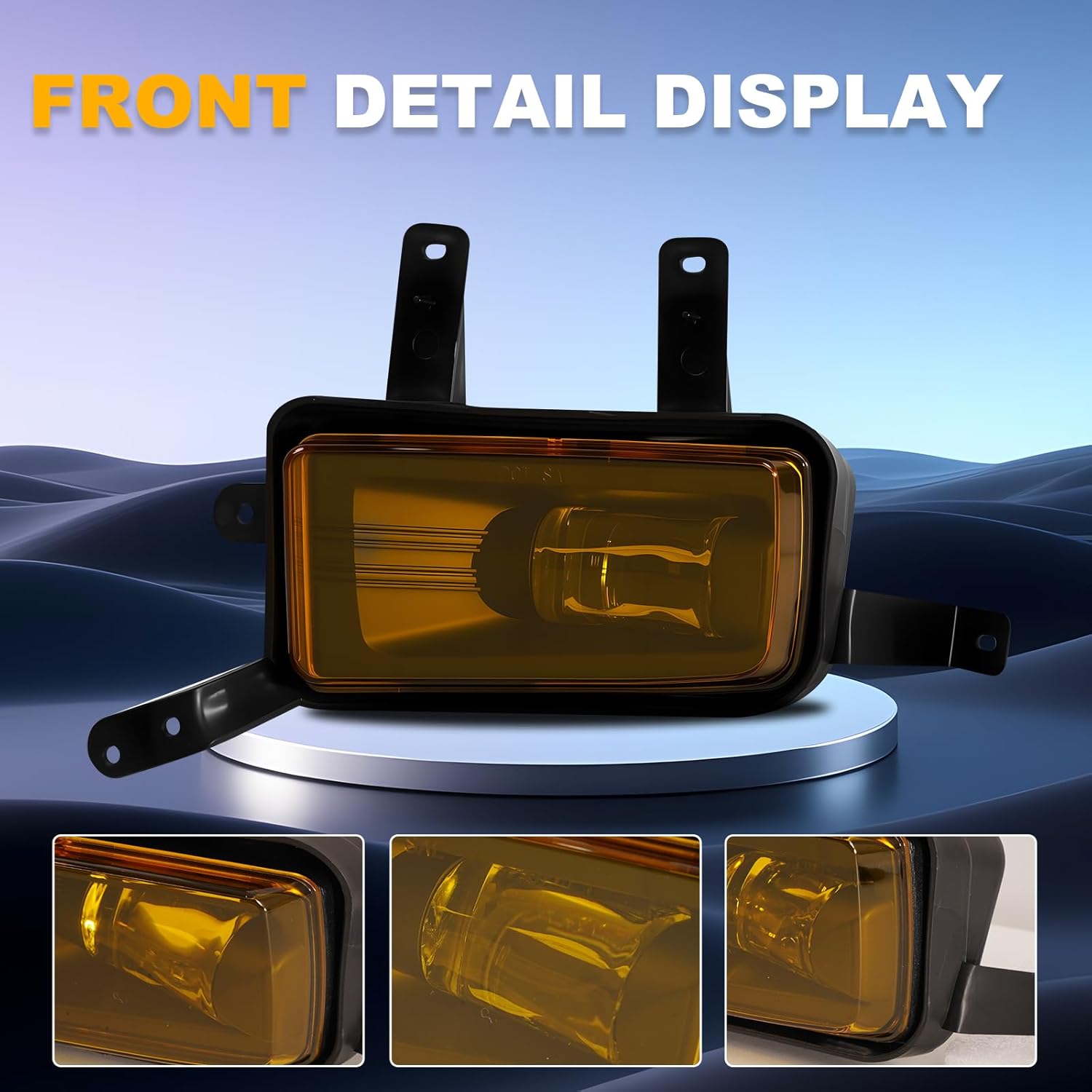 DOT Approved Yellow LED Fog Lights for 2015-2020 Chevy Tahoe Suburban & GMC Yukon/Yukon XL Plug & Play-2