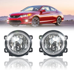 OKSIWA Fog Light Compatible With 2016 2017 2018 2019 2020 2021 Honda Civic Accord Pilot CR-Z Front Bumper Driving Fog Lamps-1