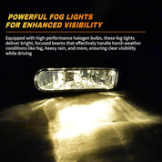 OKSIWA Halogen Fog Lights for 2002-2006 Cadillac Escalade/EXT, 2003-2006 Escalade ESV, Led Fog Lamps front Bumper Driving Light,Plug and Play