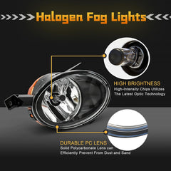 OKSIWA Fog Lights for 2011-2014 Volkswagen Jetta & Golf Mk6,OEM Style Direct fit Replacement, Improved Visibility, Easy Installation, Durable Fog Lamps-3