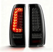OKSIWA Full LED Tail Lights Assemble Fits for 1999-2002 Chevy Silverado 1500/2500 & 1999-2006 GMC Sierra 1500/2500/3500 With Start-Up Animation, Dynamic Turn Signals, Brake Light,Reverse Light