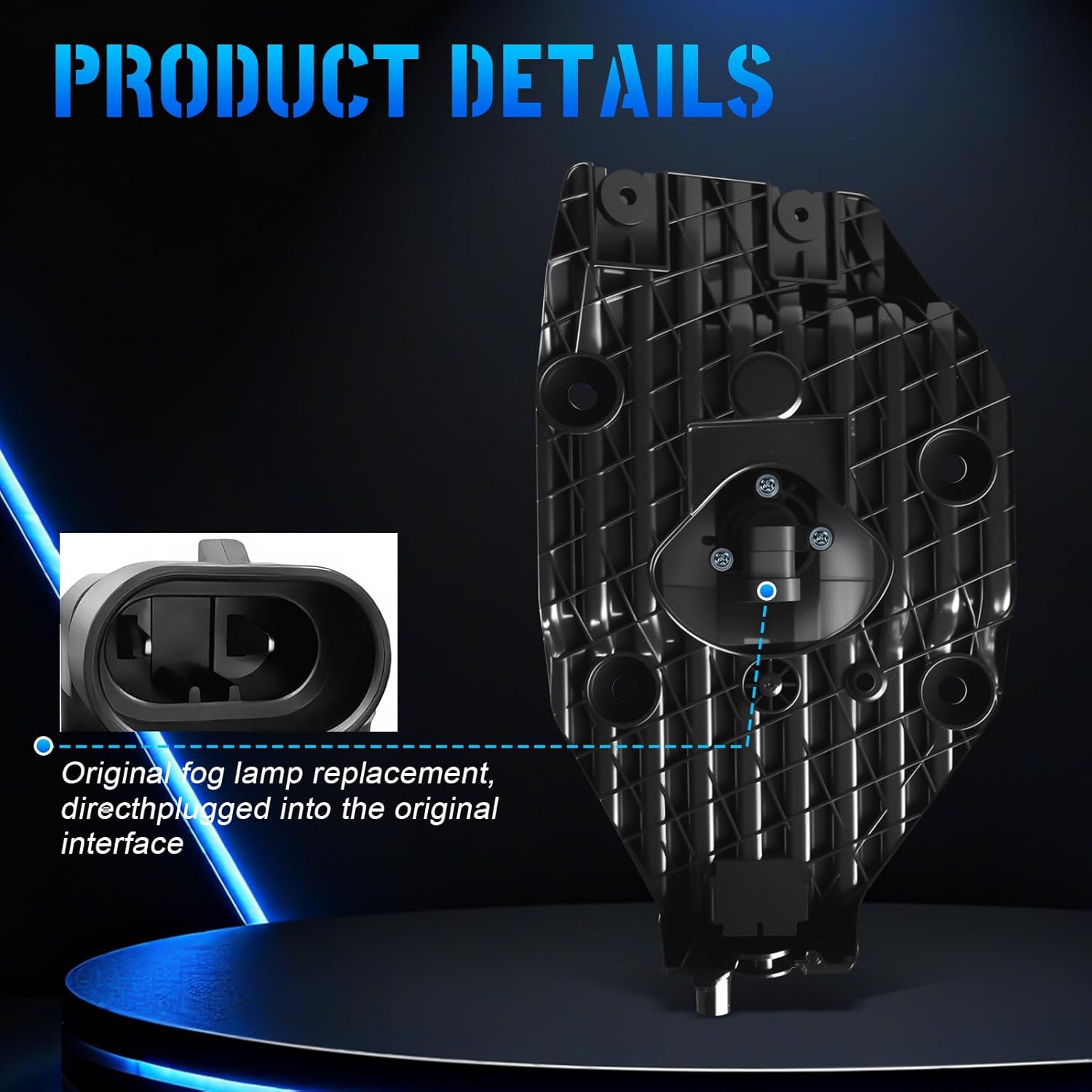 OKSIWA Fog Lights Compatible for Ford 2011-2016 F250/F350/F450/F550 Super Duty, Bumper Driving LED Fog Lamp Assembly Replacement FogLight Kit, DOT Certified（1 Pair）