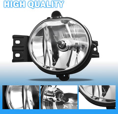 OKSIWA Fog Lights Compatible With 2002-2009 Ram 1500 2500 3500/2004-2006 Durango Pickup Truck 2002-2008 Ram Front Bumper Driving Fog Lamp 1 Pair of Fog Lights Clear Lens-4