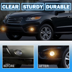 OKSIWA Fog Lights Compatible with 2007 2008 2009 Hyundai Santa Fe A Pair of Fog Light with Clear Lens Front Bumper Fog Lamps-6