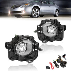 OKSIWA Fog Lights Compatible with 2007-2009 Nissan Altima 4DR Sedan Fog Lamps Assembly with Wiring Harness and Switch-1