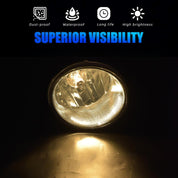 OKSIWA Fog Lights Assembly Compatible with 2014 2015 2016 Corolla/Altis CE ECO L LE, Bumper Driving Fog lamp Assembly Replacement (Halogen Fog Lights)