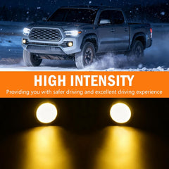 OKSIWA Halogen Fog Lights,Compatible with 2016-2023 Toyota Tacoma(Fits SR,SR5 Model Only), Front Bumper Driving Light, with Wiring Harness, Switch,Easy to Install (Black Bezels)-3