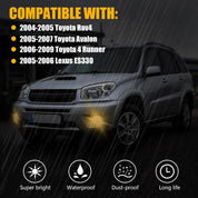 OKSIWA Halogen Fog Lights for 2004-2005 Toyota Rav4,2005-2007 Toyota Avalon,2006-2009 Toyota 4 Runner,2005-2006 Lexus ES330,Front Bumper Fog Lamps with Wiring Harness, Clear Lens