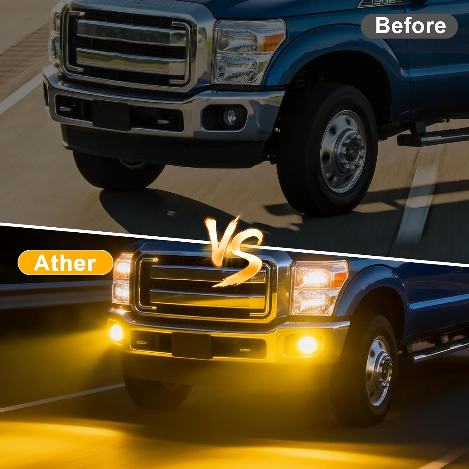 OKSIWA LED Fog Lights for 2011 2012 2013 2014 2015 2016 Ford F250 F350 F450 Super Duty Driving Lamps LED Assembly Set L&R Side-4