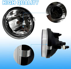 DOT Approved Halogen Fog Lights for 2007-2013 GMC Sierra 1500 & 2007-2014 Sierra 2500HD 3500HD Plug & Play-4