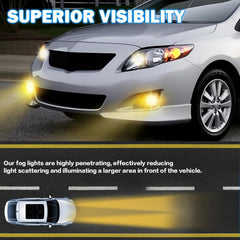 OKSIWA Fog Lights Compatible with 2008-2010 Toyota Corolla Bumper Driving Fog Lamps Assemblies with Switch and Wiring Harness-2