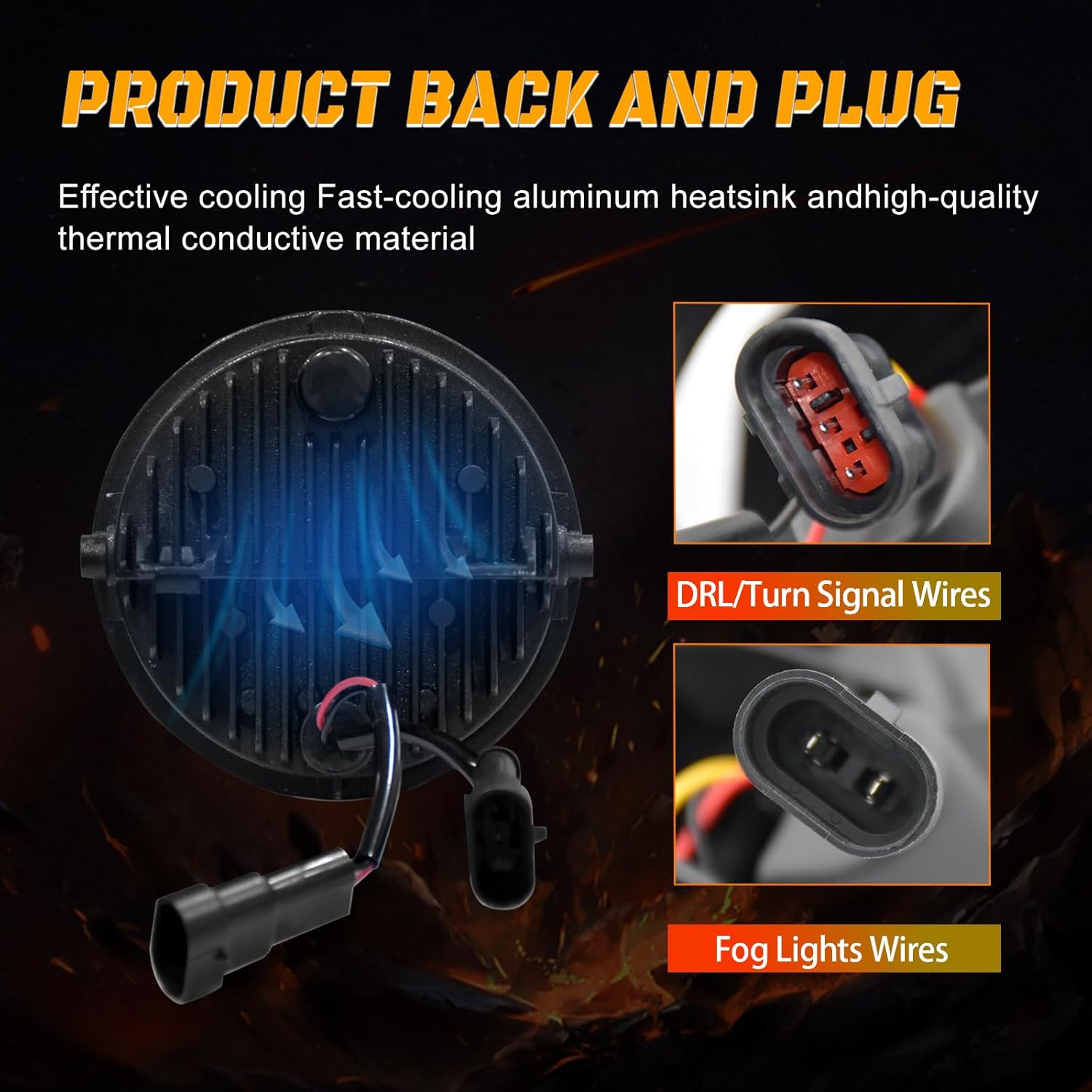 Oksiwa Led Fog Lights with DRL/Turn Signal for Ford F150 2006 2007 2008 2009 2010 2011 2012 2013 2014 Bumper Driving Fog Lamp