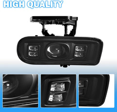 DOT Approved LED Fog Lights for 1999-2002 GMC Sierra & 2000-2006 GMC Yukon Plug & Play-4