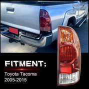 OKSIWA Tail Light Housing for 2005-2015 Toyota Tacoma,Passenger Side Rear Tail light Replacement - Right Tail Lamp