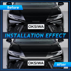 OKSIWA Sequential LED Middle Grille Light For 2025-2026 Toyota Camry SE/XSE, with Starting Animation, Dynamic Turn Signal,White Daytime Running Lights, Front Driving Hood Light-6