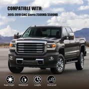 OKSIWA Fog Lights-For 2015-2019 GMC Sierra 2500HD/ 3500HD, Fog Light Assembly Replacement, Easy to Install