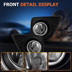 OKSIWA Fog Lights Assembly Compatible with 2013 2014 2015 Honda Accord Coupe, Front Bumper Driving Fog Lamp Kits, Driver & Passenger Side, IP67 Waterproof & Plug-And-Play-5