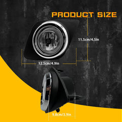 OKSIWA Fog Lights Compatible With RAV4 2009-2012, 1 Pair Front Bumper Lights with Bezels and H11 12V 55W Bulbs included Switch and Wiring kit-5